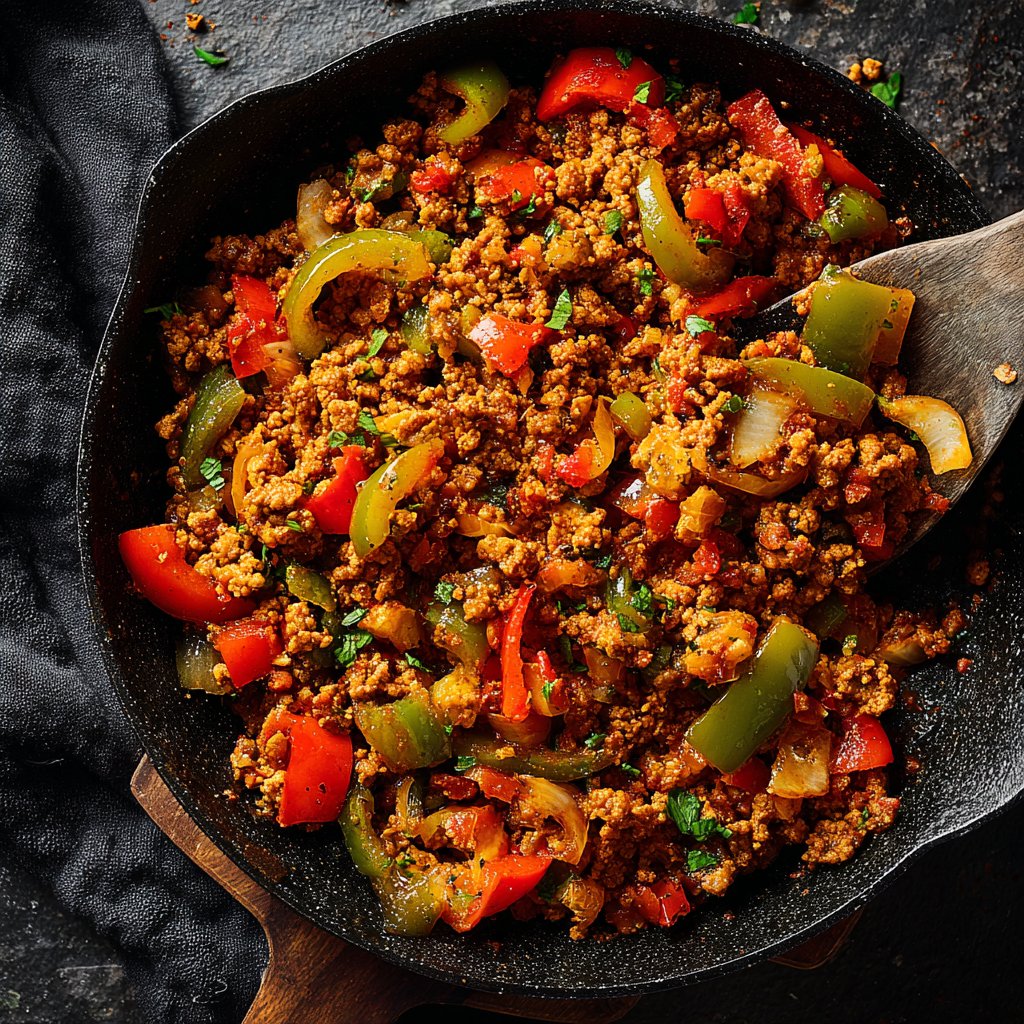 Ground Beef Skillet With Vegetables