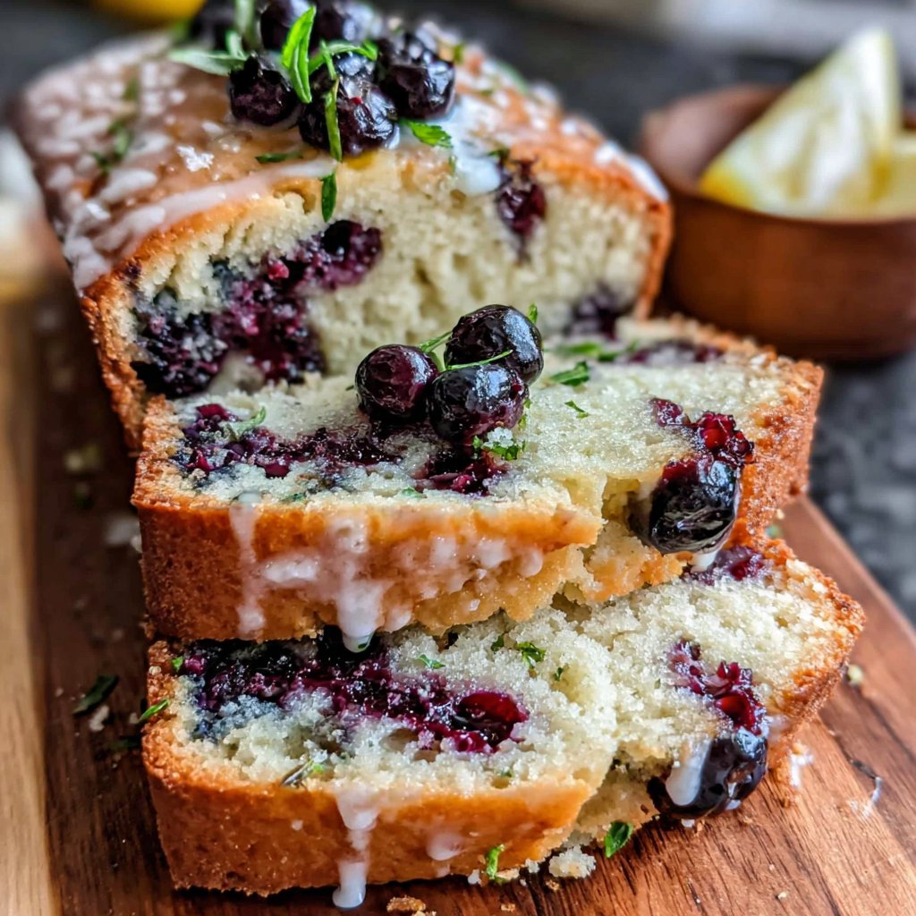 Blueberry Lemon Quick Bread