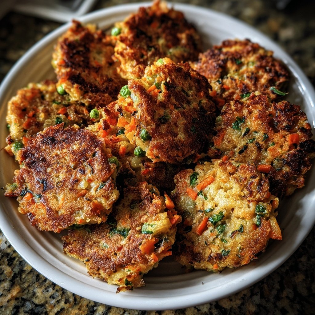 Baked Veggie Rice Patties