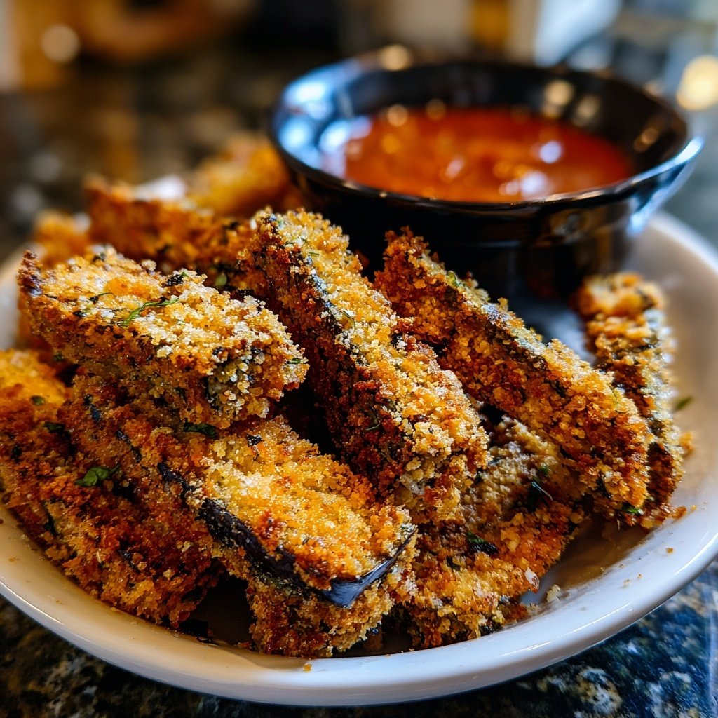 Crispy Eggplant Veggie Fries