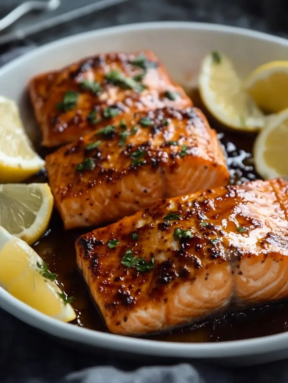 Honey Garlic Salmon, Air Fryer