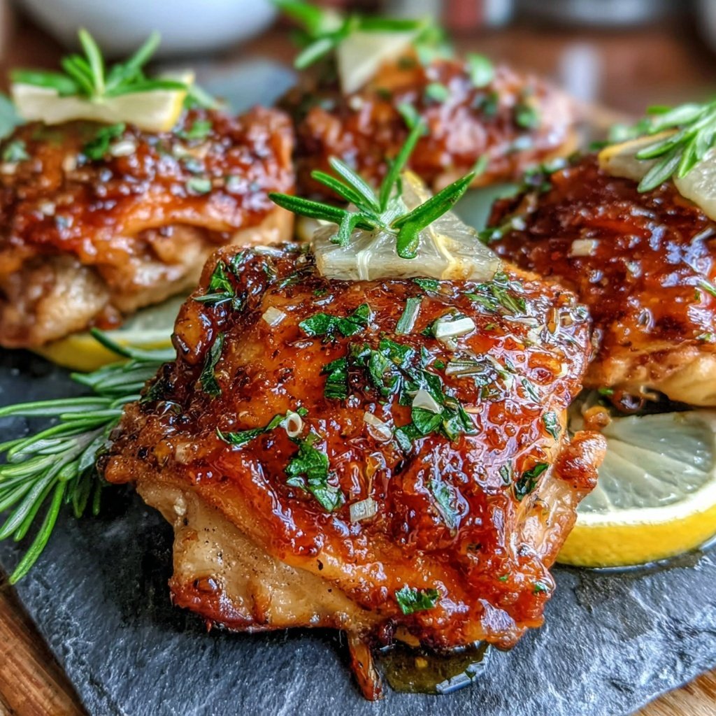 Healthy Chicken With Honey Mustard Glaze