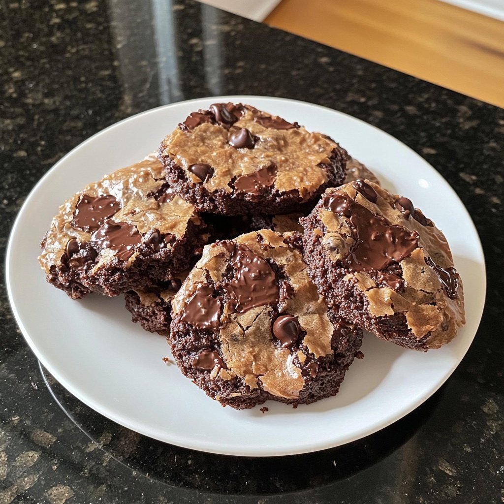 The Best Fudgy Chewy Brookies