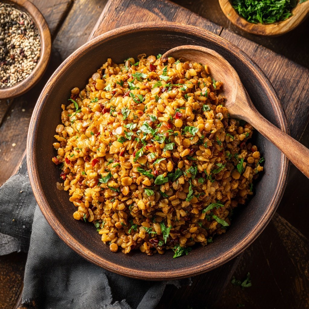 Mediterranean Lentil Rice