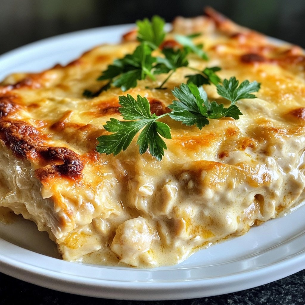Creamy Low Carb Chicken Casserole