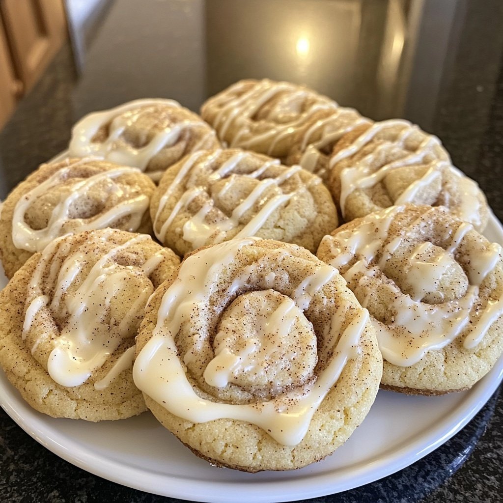 Soft and Chewy Cinnamon Roll Sugar Cookies