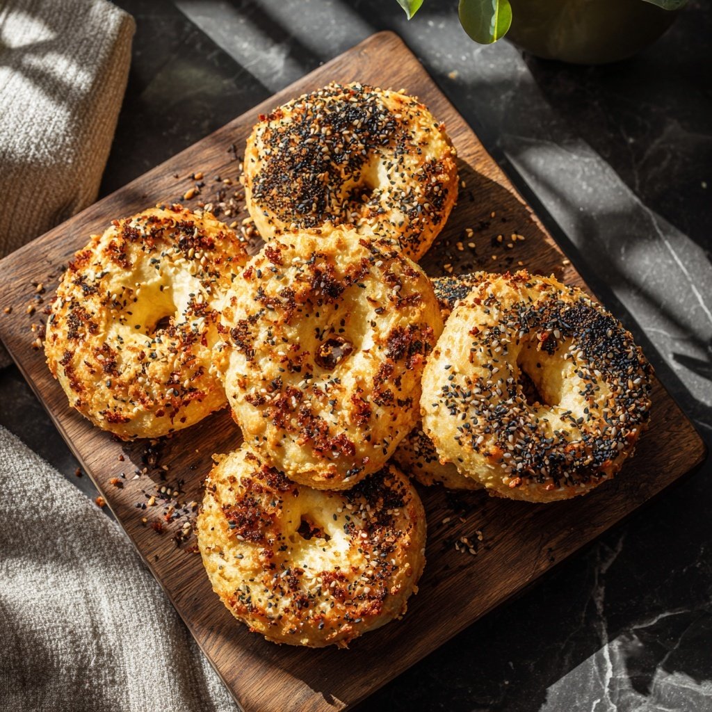 Crispy No Yeast Yogurt Bagels