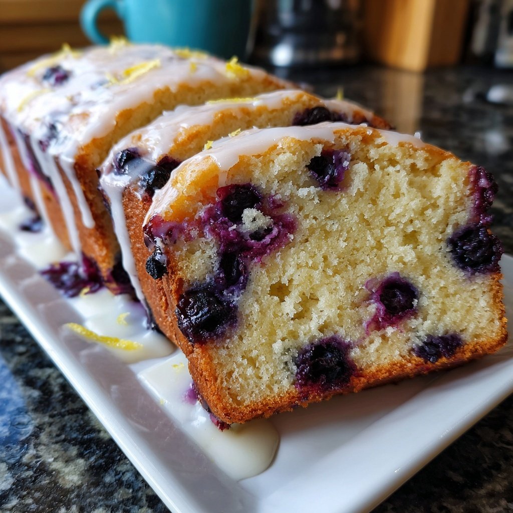 Baking & Desserts Lemon Blueberry Loaf Cake
