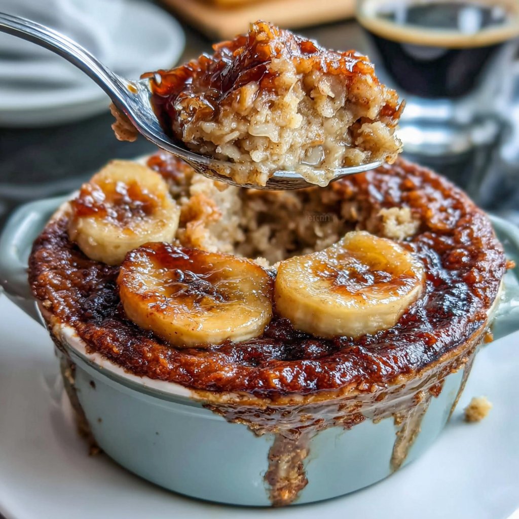 Banana Cinnamon Baked Oats