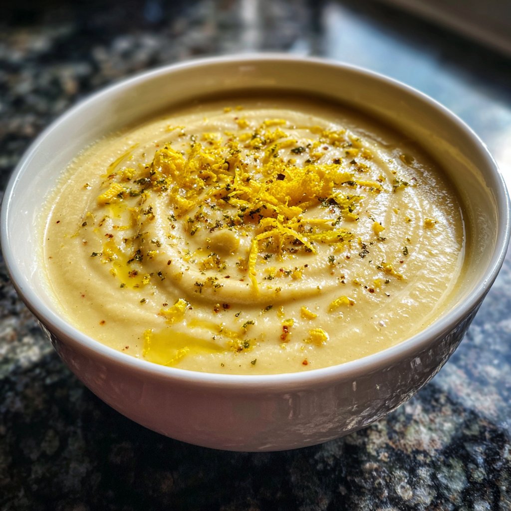 Creamy Lemon Chickpea Soup