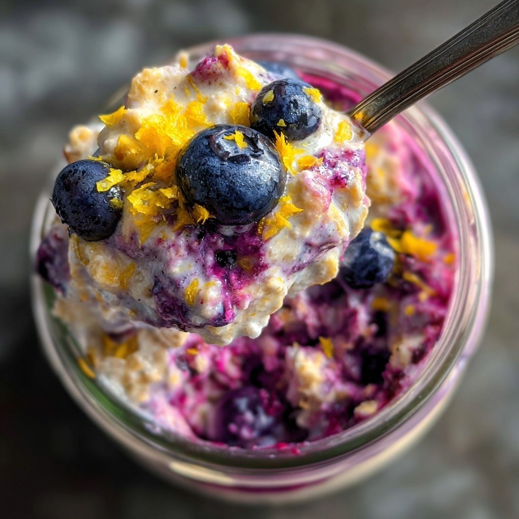 Blueberry Lemon Overnight Oats